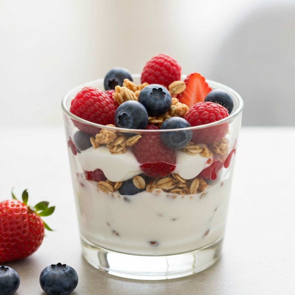Greek Yogurt, Fruit, and Granola
