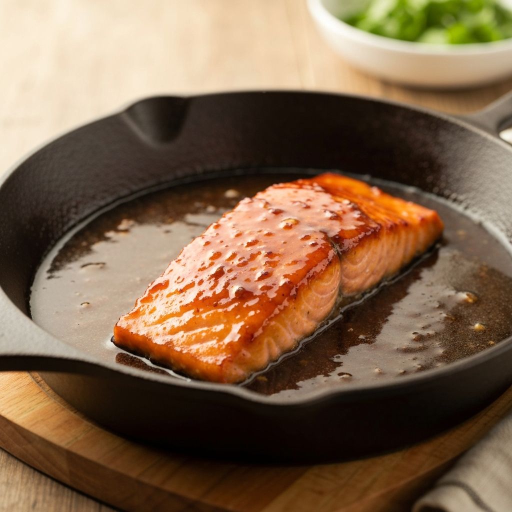 Honey Garlic Glazed Salmon