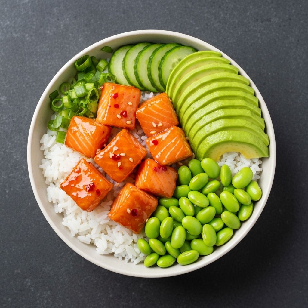 Honey Sriracha Salmon Bowls