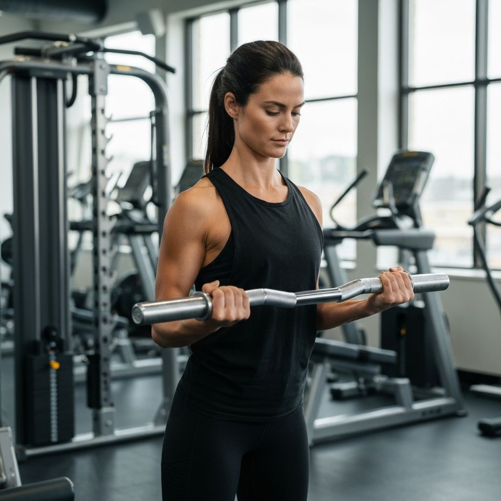 EZ Bar Preacher Curls